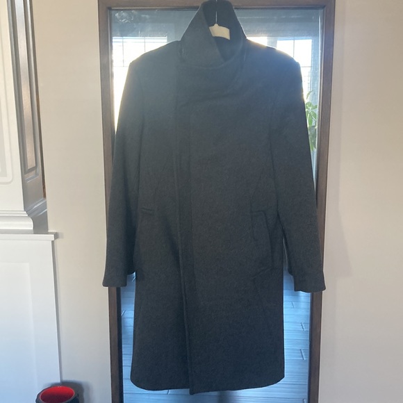 Men’s Boy London long wool coat. - Picture 3 of 10